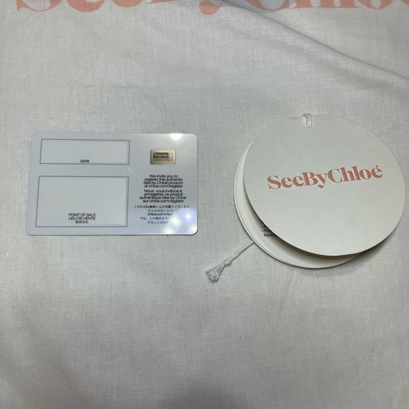 See by Chloe dark gray Andy Bisou washed leather tote 🩶 - Picture 3 of 14